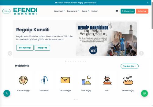 Efendi Derneği - Efendi İslami İlimler Yayma ve Yardımlaşma Derneği