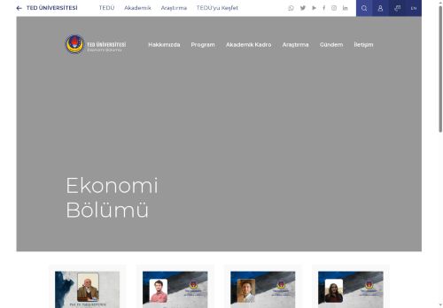Ekonomi Bölümü | TED Üniversitesi