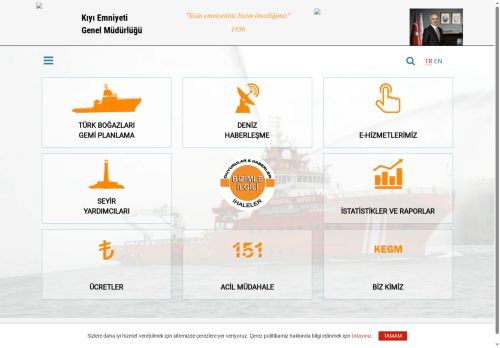 E-Hizmetler | E-Hizmetler | Kıyı Emniyeti Genel Müdürlüğü