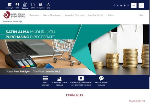 Home | OSTİMTECH Satinalma Müdürlüğü