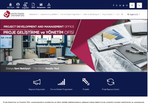 Home | Proje Geliştirme ve Yönetimi Ofisi