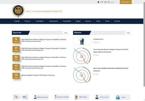 Mevlana Değişim Programı Kurum Koordinatörlüğü