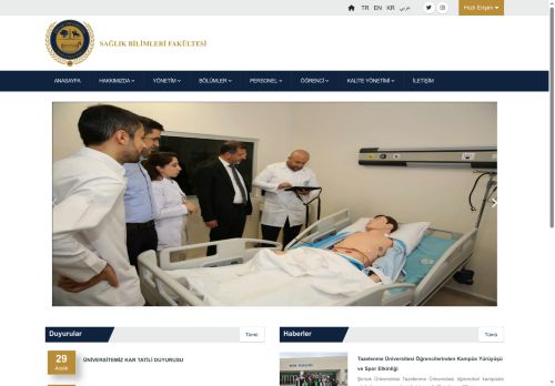 Sağlık Bilimleri Fakültesi