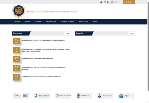 Akademik Teşvik Düzenleme ve Denetleme ve İtiraz Komisyonu