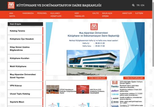 Ana Sayfa | Muş Alparslan Üniversitesi