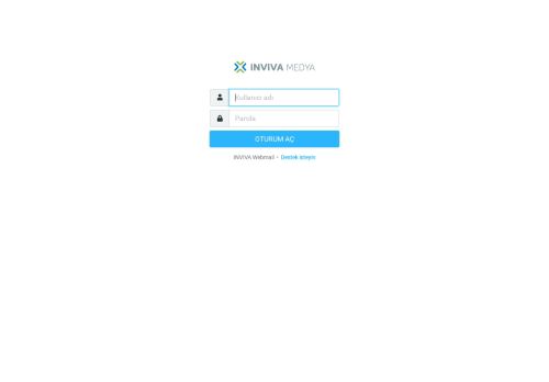 INVIVA Webmail :: INVIVA Webmail e-posta sistemine hoş geldiniz