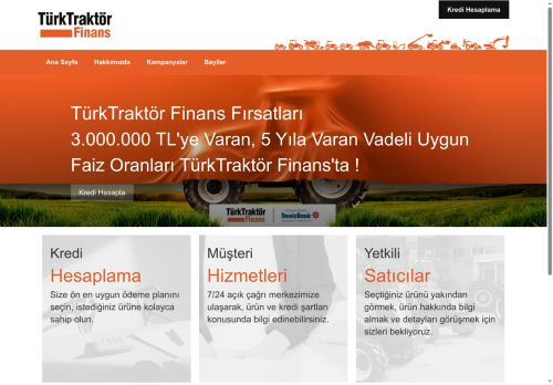 Türk Traktör Finans - Anasayfa