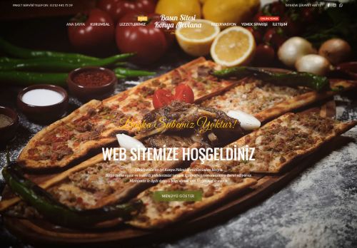 Konya Mevlana Basın Sitesi - Konya Yöresi Pide ve Kebap Önizlemesi