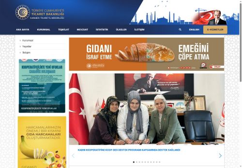 Karabük Ticaret İl Müdürlüğü | T.C. Ticaret Bakanlığı