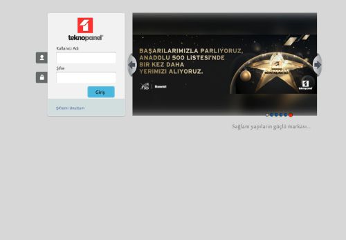 TEKNOPANEL BAYİ PORTALI