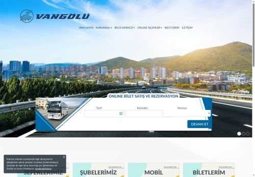 Vangölü Turizm Online Otobüs Bileti Al Rezervasyon Yap