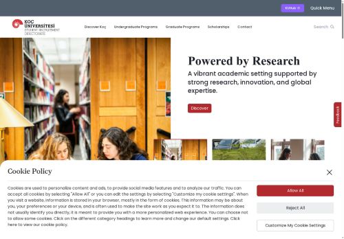 Koç University - Student Recruitment Directorate