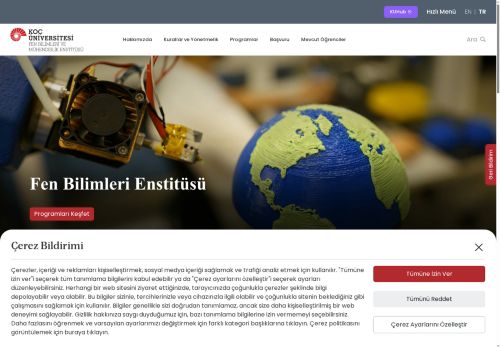 Fen Bilimleri Enstitüsü | Koç Üniversitesi