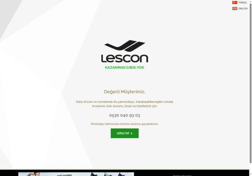 Lescon Müşteri Paneli