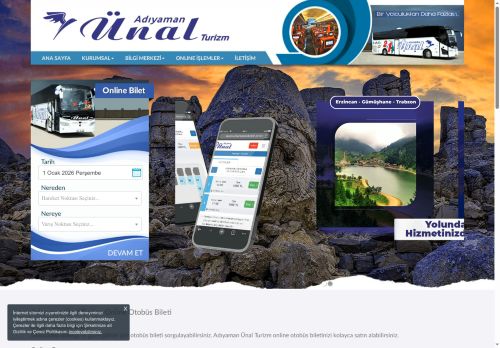 Adıyaman Ünal Turizm Online Otobüs Bileti Al Rezervasyon Yap