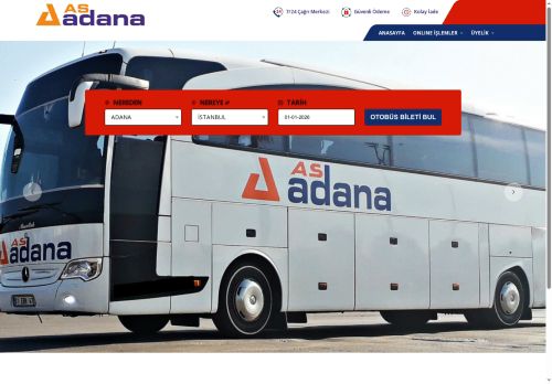 As Adana | Otobüs Bileti