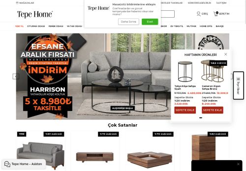 Mobilya ve Dekorasyon Ürünleri | Tepe Home