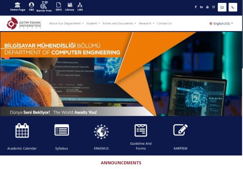 Computer Engineering | OSTİM Technical University