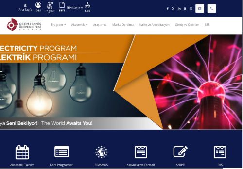 Elektrik Bölümü | OSTİM Teknik Üniversitesi