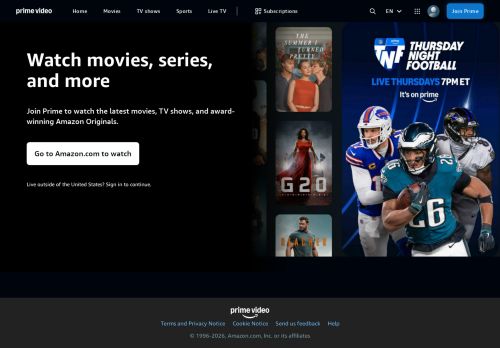 Welcome to Prime Video