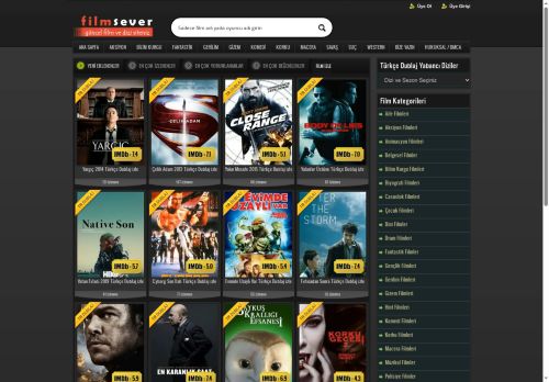 Film izle, HD Filmler, Online Sinema - Film Sever