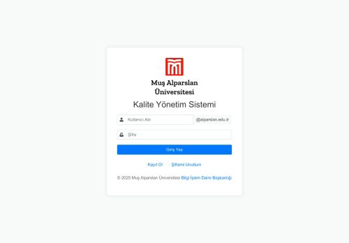 Kalite Yönetim Sistemi