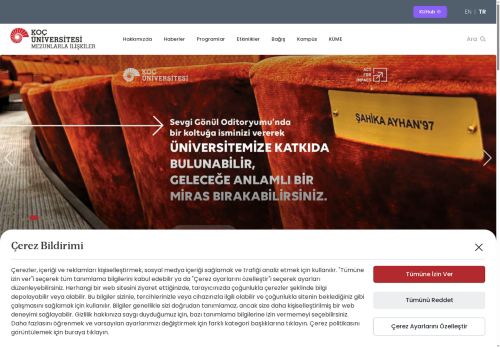 Koç Üniversitesi - Mezunlarla İlişkiler Ofisi