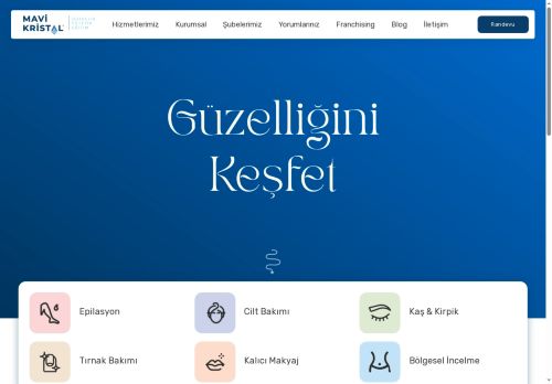 Mavi Kristal – Güzellik | Estetik | Eğitim