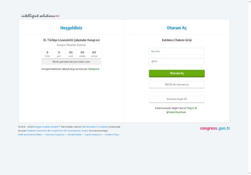 13. Türkiye Lisansüstü Çalışmalar Kongresi