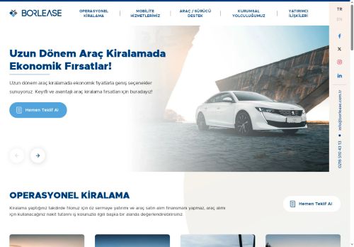 Borlease - BORLEASE Filo Kiralama | Uzun Dönem Araç Kiralama