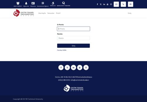 Login | OSTİMTECH Pay