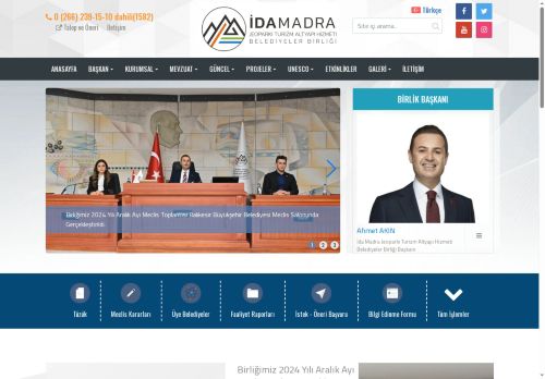 İda Madra Jeoparkı Turizm Altyapı Hizmeti Belediyeler Birliği