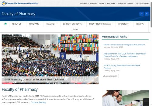 EMU - Faculty of Pharmacy