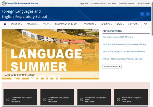 EMU - FLEPS | Foreign Languages and English Preparatory School