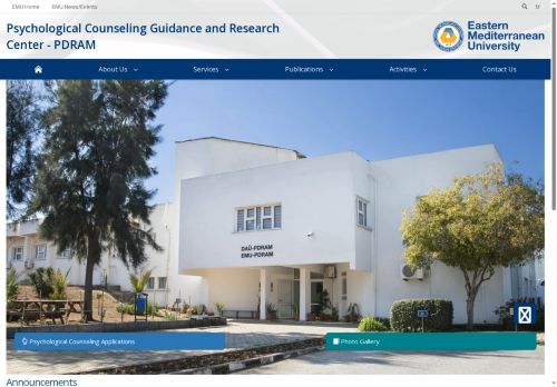 EMU - Psychological Counseling Guidance and Research Center - PDRAM