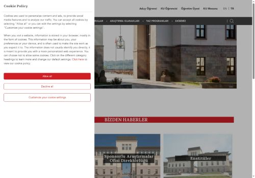 Office of the Vice President for Research and Innovation | Koç University
