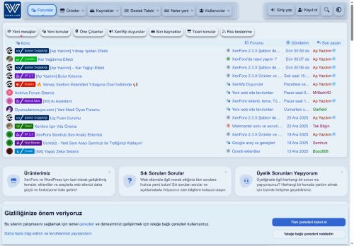 XenWp | XenForo Destek & WordPress Destek Forumu