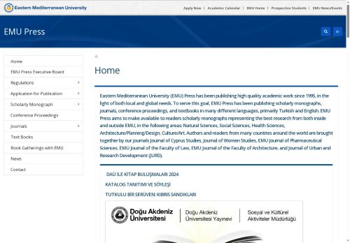 Home | EMU Press