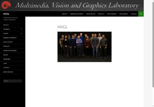 MVGL | Multimedia, Vision and Graphics Laboratory