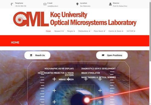 Optical Microsystems Laboratory – Koç University