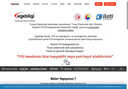 Egebilgi | Egebilgi Yazılım | KVKK yazılımı, Üretken Yapay Zeka, Bulut Yazılım ve E-Ticaret