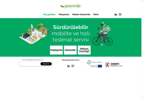Hoş geldiniz | Greenmile