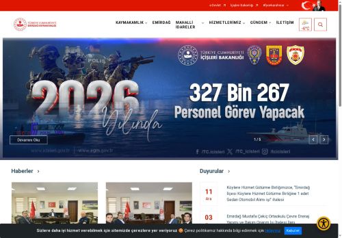 T.C. Emirdağ Kaymakamlığı Resmi Web Sitesi