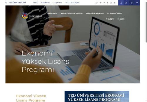 Ekonomi Yüksek Lisans Programı | TED Üniversitesi