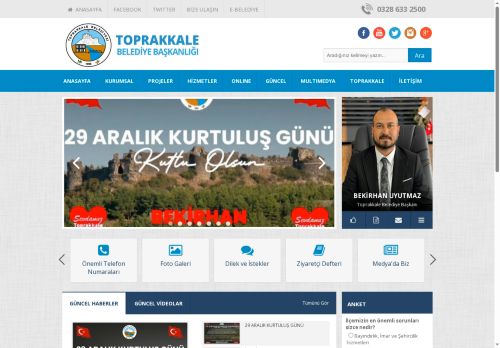 Toprakkale Belediyesi Resmi Web Sitesi