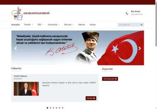 Ana Sayfa - Ege Belediyeler Birliği