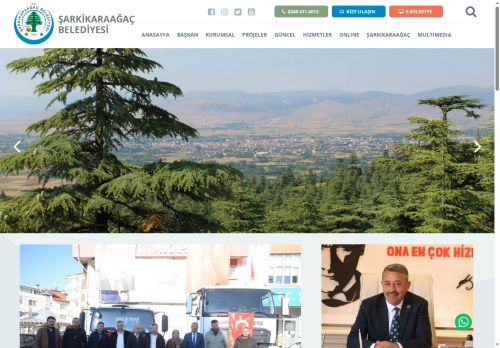 Şarkıkaraağaç Belediyesi Resmi Web Sitesi