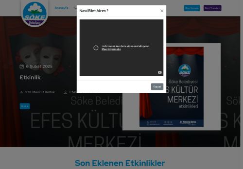 Söke Belediyesi Etkinlikleri