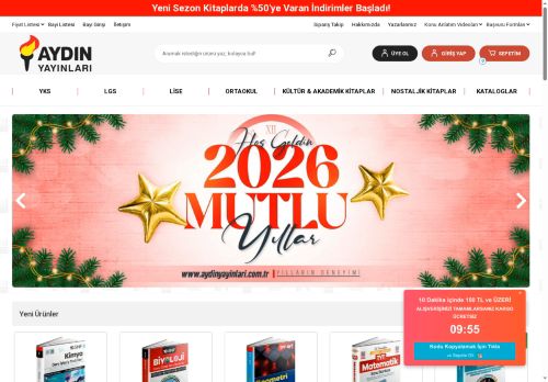 Aydın Yayınları | Sınavlara Hazırlıkta Yılların Deneyimi