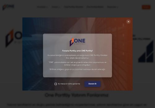One Portföy